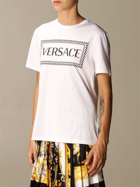 versace music shirt|plain white Versace shirt.